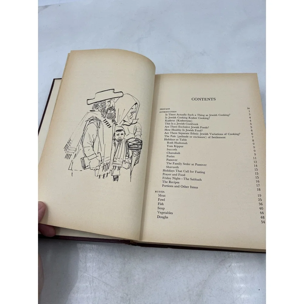 VTG Joys of Jewish Cooking Hardcover Cookbook Stephen Ethel Longstreet 1978